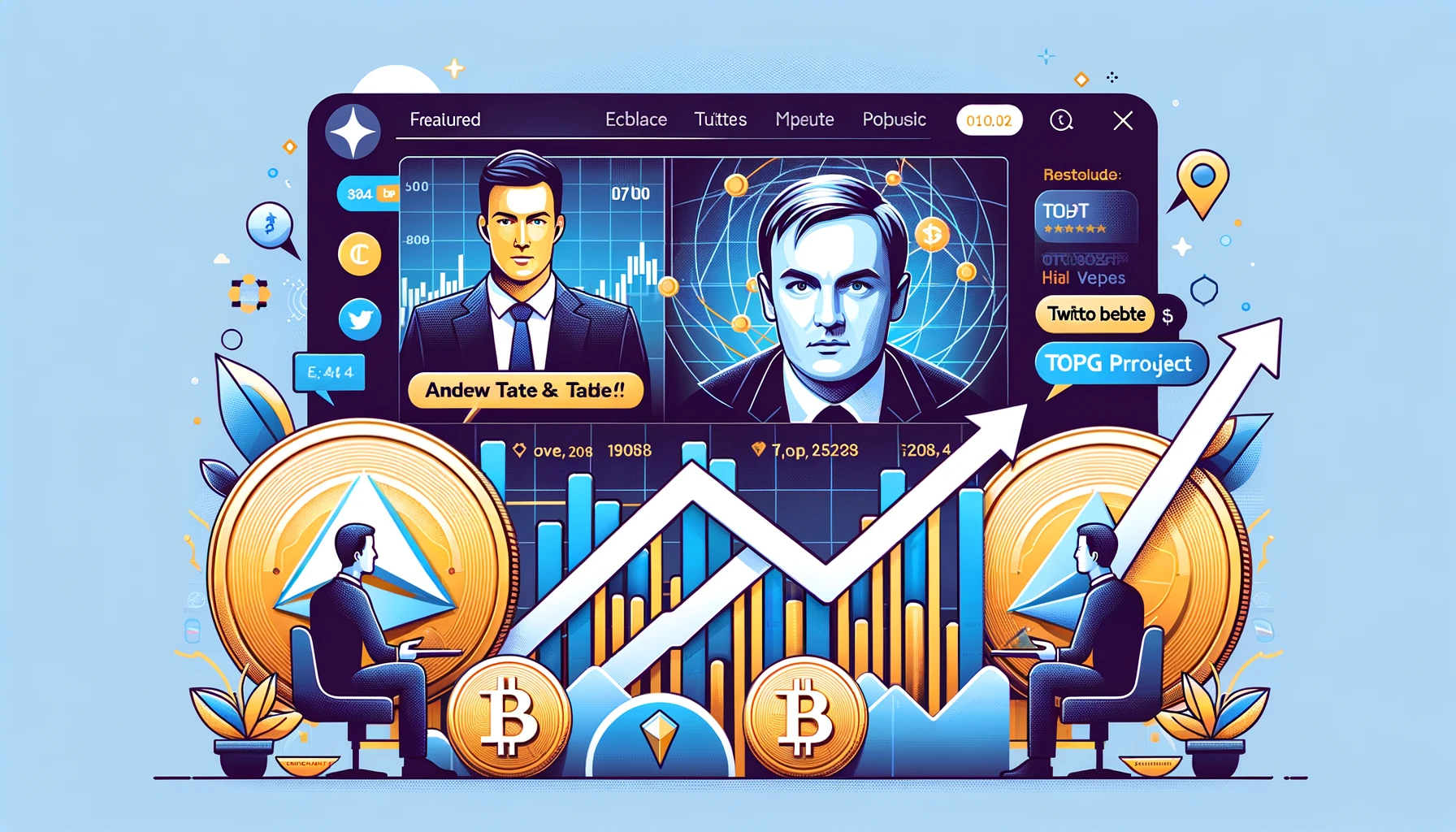 Andrew Tate and Crypto Trader Ansem Clash on Twitter Over Cryptocurrency